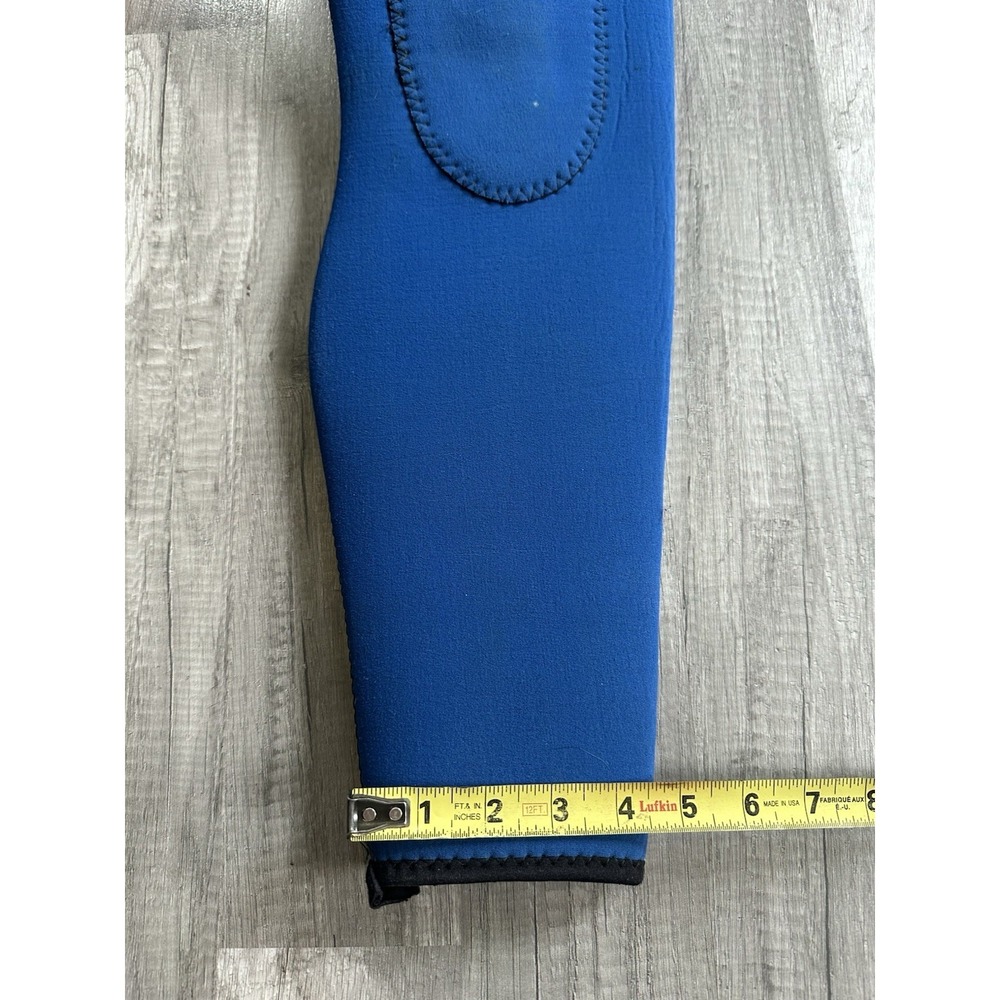 Blue Neoprene Wetsuit Full Length Sleeveless Diving Surfing Adult XS 32" Chest - Picture 12 of 16
